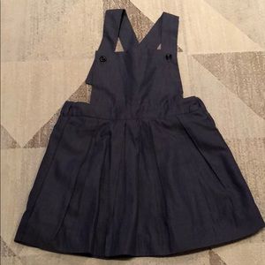 Jacadi Chambray Jumper Dress